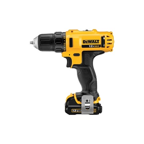 Kit de Destornillador/Taladro DEWALT de 12 V, 3/8 in, Inalámbrico